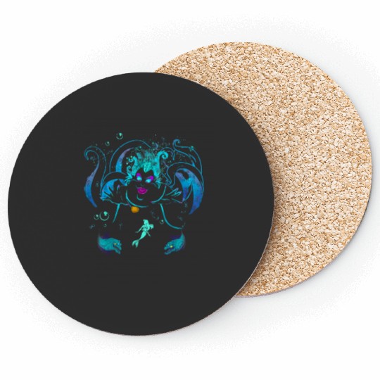 Disney The Little Mermaid Ursula Flotsam And Jetsam Coasters