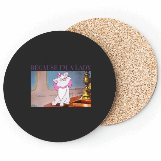 Disney The Aristocats Marie Because I'm A Lady Portrait Coasters