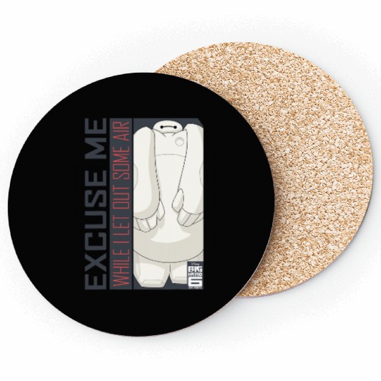 Disney Big Hero 6 TV Series Baymax Excuse Me Graphic Coasters