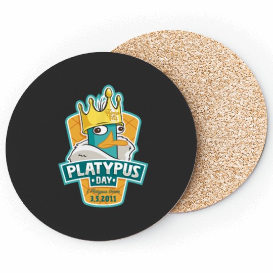 Disney Phineas And Ferb Platypus Day King Perry Portrait Coasters
