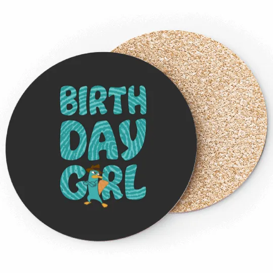 Disney Phineas And Ferb Birthday Girl Perry The Platypus Coasters