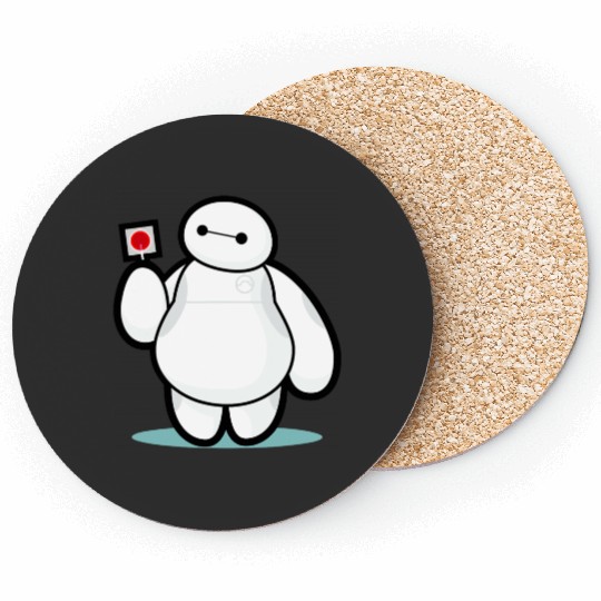 Disney Big Hero 6 Baymax With Lollipop Cute Shot Coasters