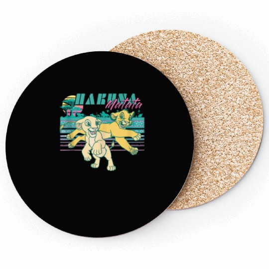Disney Lion King Retro Simba Nala 90s Hakuna Matata Coasters