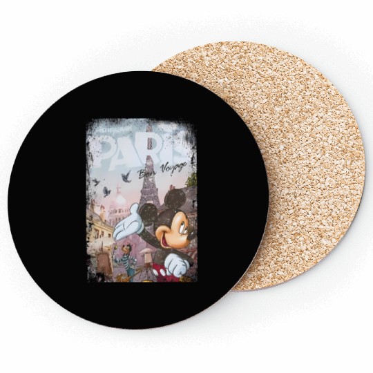 Disneyland Paris Mickey Coasters, Eiffel Tower Mickey Coasters