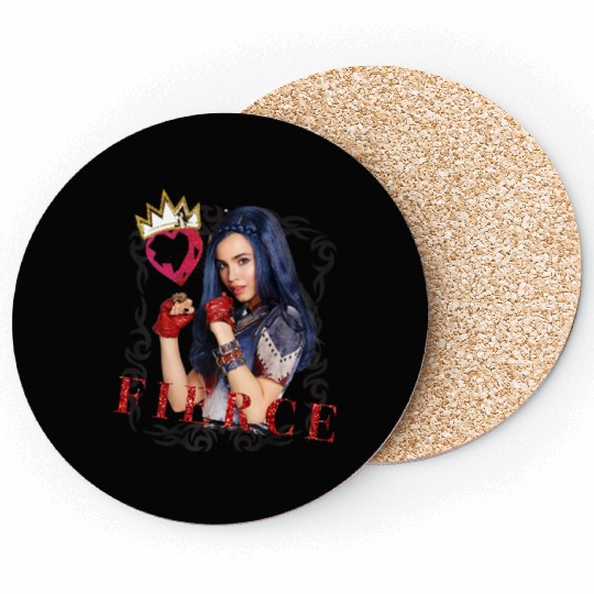 Disney Descendants Evie Fierce Girl Premium Coasters