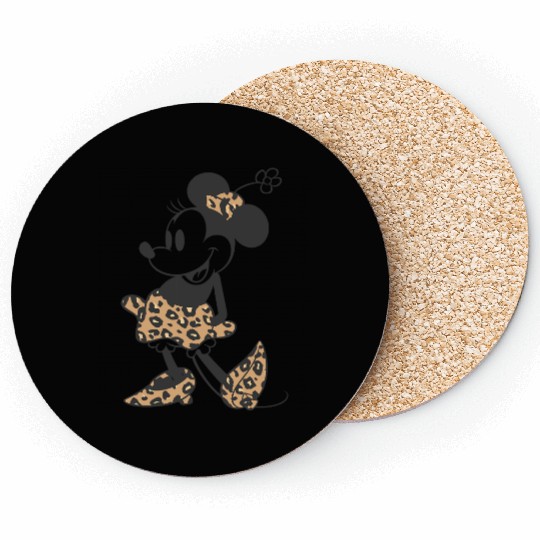 Disney Minnie Mouse Cheetah Print Outfit Coasters