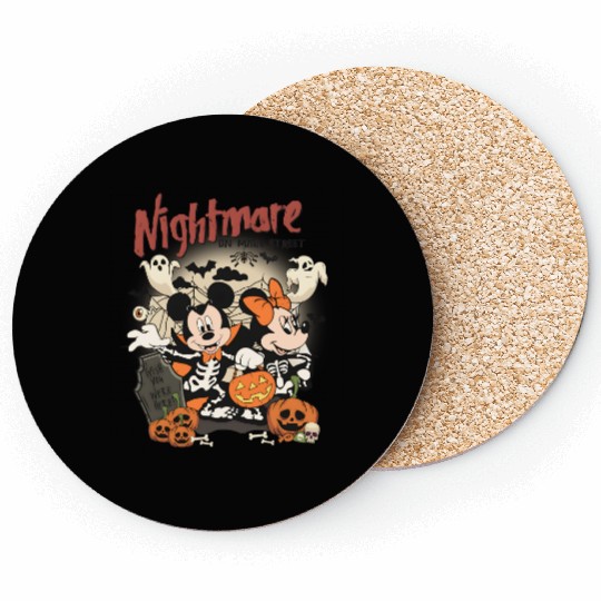 Disney vintage  Coasters - Disney Halloween Coasters - Disney Epcot Coasters
