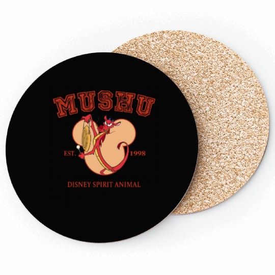Funny Disney Mulan Characters Mushu Dragon Coasters