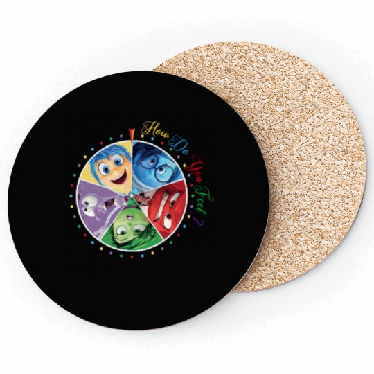Disney Inside Out Coasters, Inside Out Coasters, Disney Pixar Inside Out Coasters