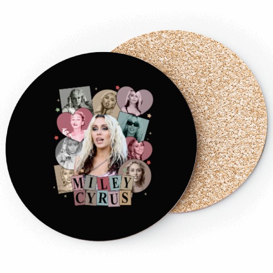Miley Cyrus Eras Tour Coasters, Vintage Miley Cyrus Coasters