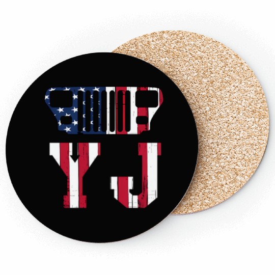 YJ Jeep, the square one Coasters