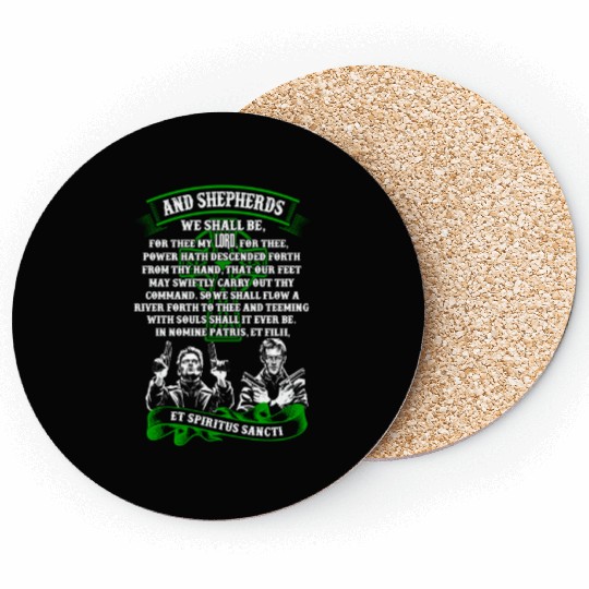 The Boondock Saints - And Shepherds we shall be Coasters