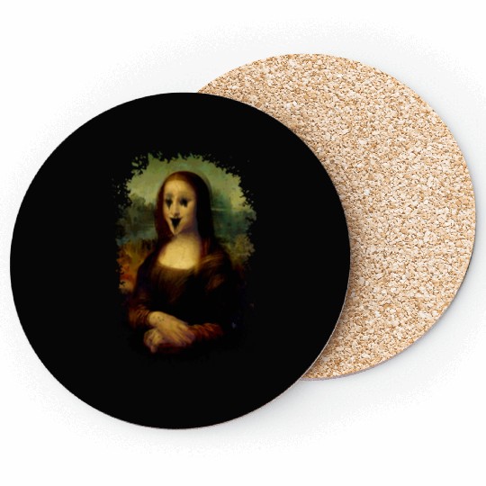 Haunted Mona Lisa Coasters