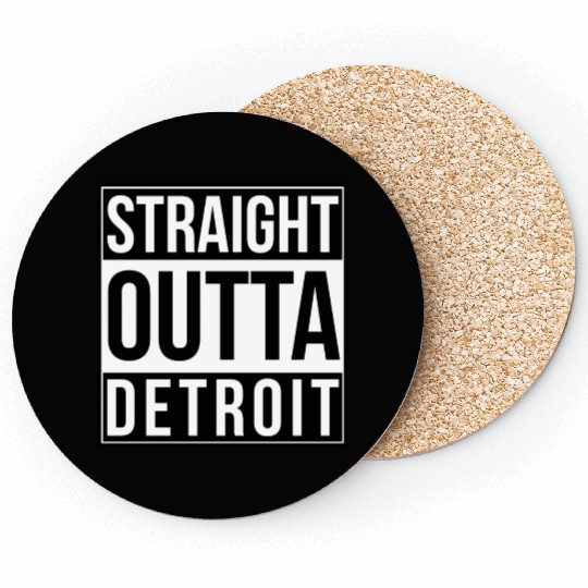 Straight Outta Detroit Coasters