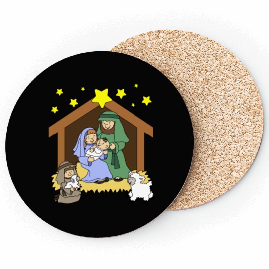 Nativity Scene Coasters