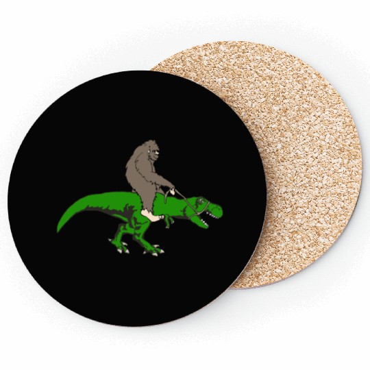 Bigfoot riding T rex Coasters