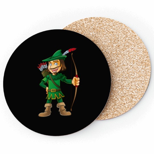 Robin Hood-arrows-bow-tale Coasters