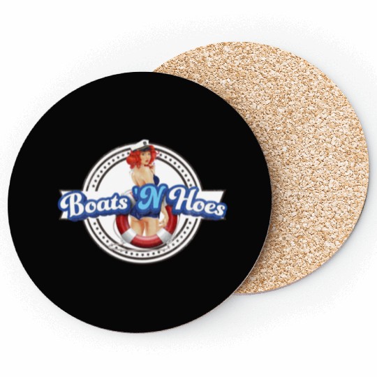 BOATS 'N HOES STEP BROTHERS SEXY LOGO Coasters