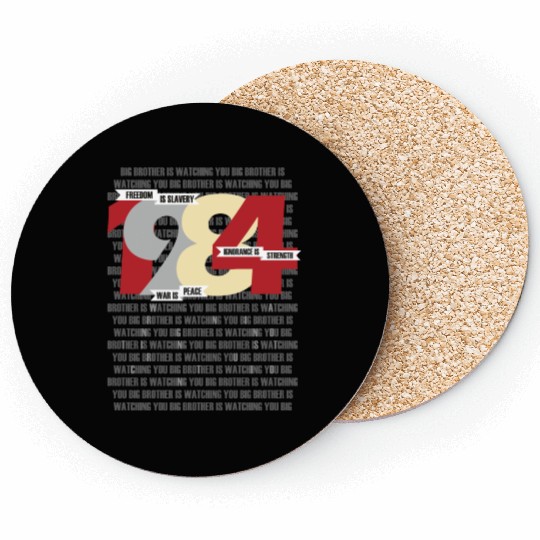 George Orwell - Nineteen Eighty-Four Coasters