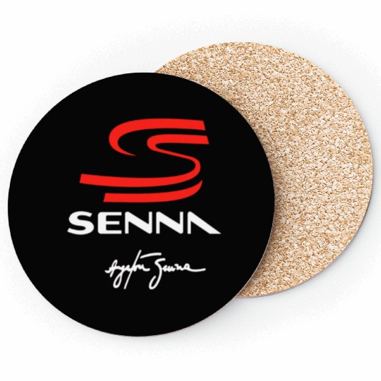 ayrton senna logo Coasters