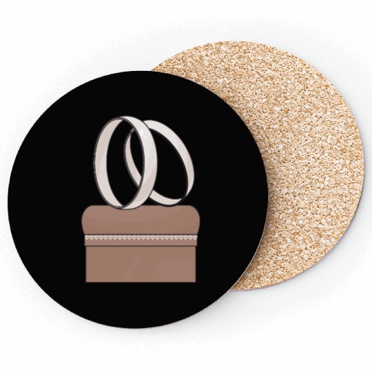 Wedding Rings Coasters