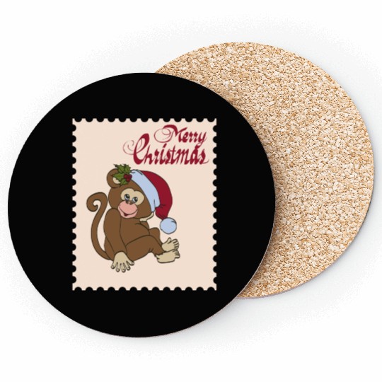 Christmas monkey Coasters