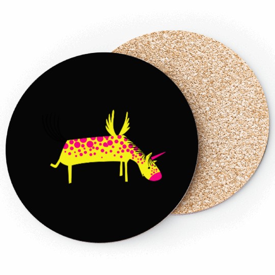 Funny Unicorn Coasters