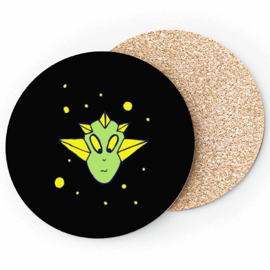 Alien Head Coasters