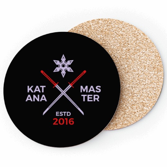 Katana Logo Coasters