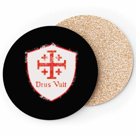 Deus Vult Coasters