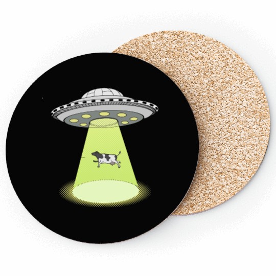 ufo cow Coasters