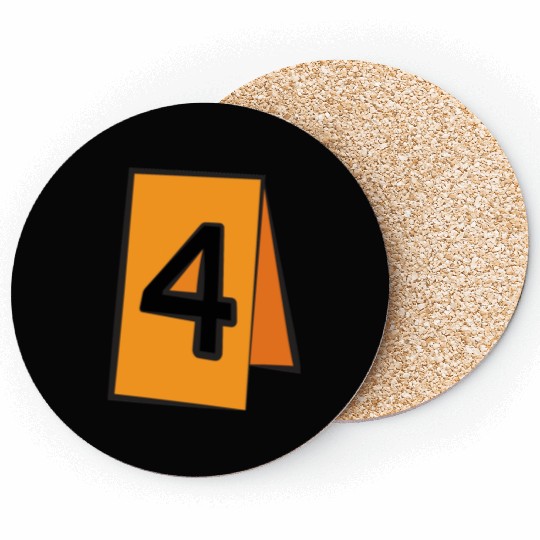 crime scene number Coasters