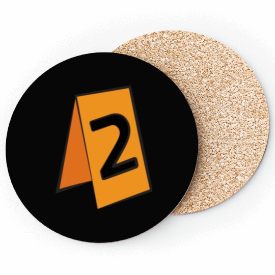 crime scene number Coasters