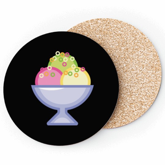 Ice Cream Sundae Coasters