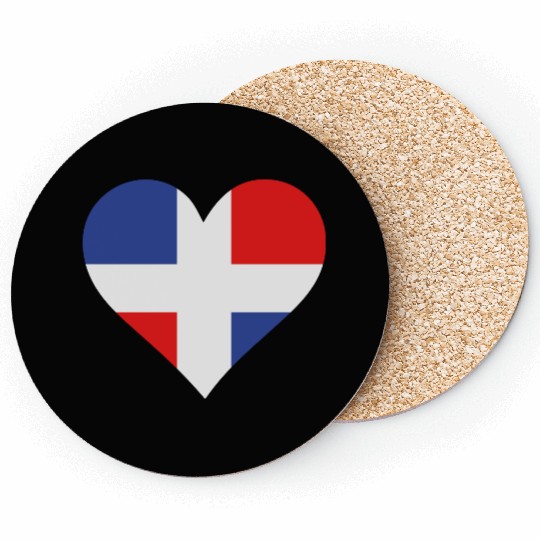 A Heart For The Dominican Republic Coasters