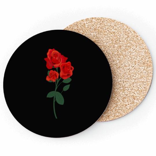 red rose Coasters