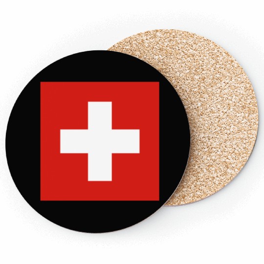 flag switzerland Coasters