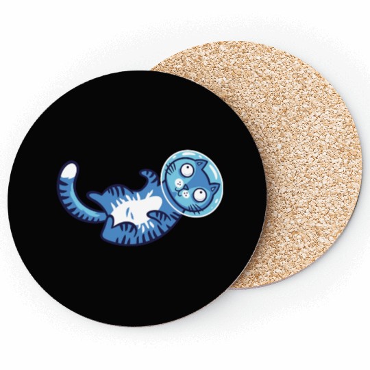 Space cat Coasters