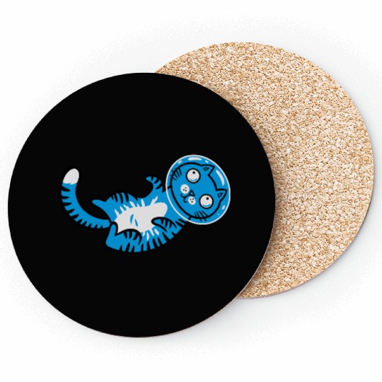 Space cat Coasters