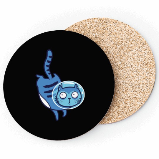 Space cat Coasters