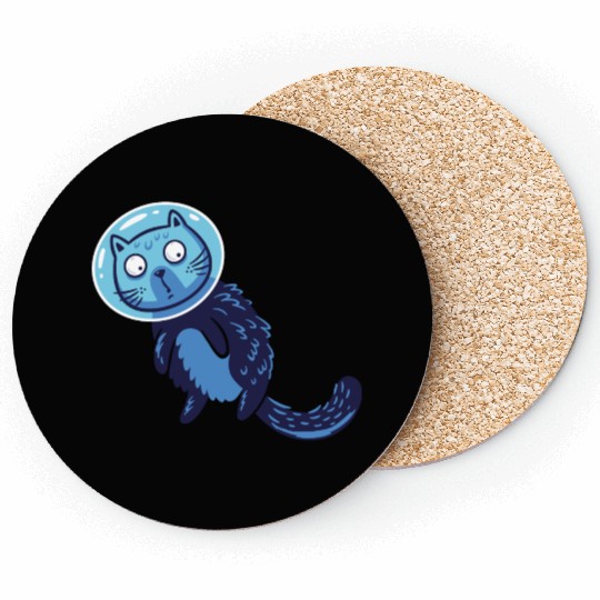 Space cat Coasters