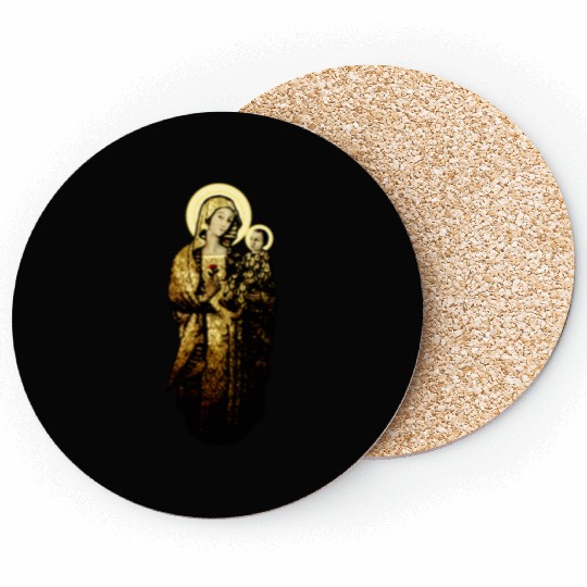 Our Virgin Mother (and Son) Coasters