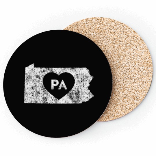 Used I Love Pennsylvania Coasters