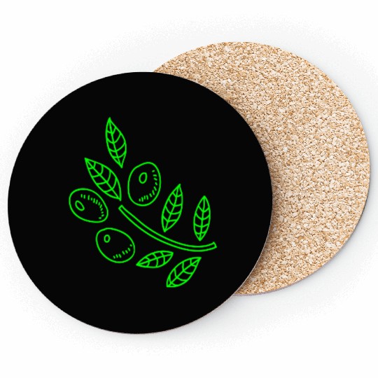 Olive branch Coasters