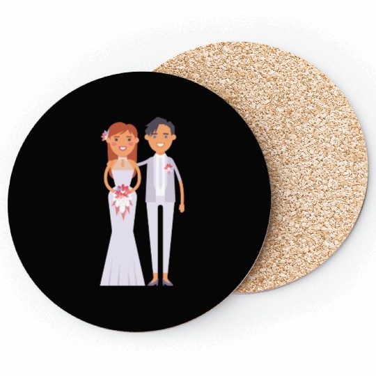 wedding couple Coasters