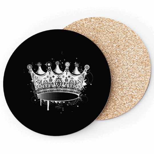 Crown in graffiti style Coasters