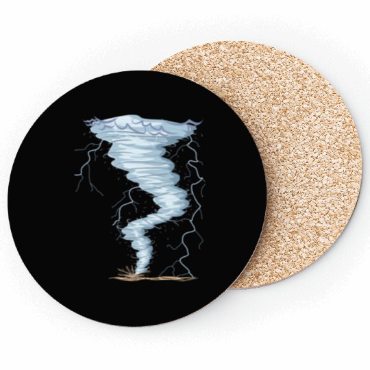 Weather Tornado whirlwind Storm Hunter cool design Coasters