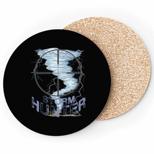 Weather Tornado whirlwind Storm Hunter cool design Coasters