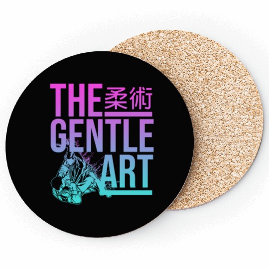 Jiu Jitsu - The Gentle Art - Japanese Vaporwave Coasters
