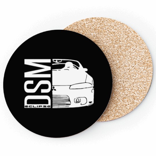 DSM Mitsubishi Eclipse Hoody Car Truck Racing Hood Coasters